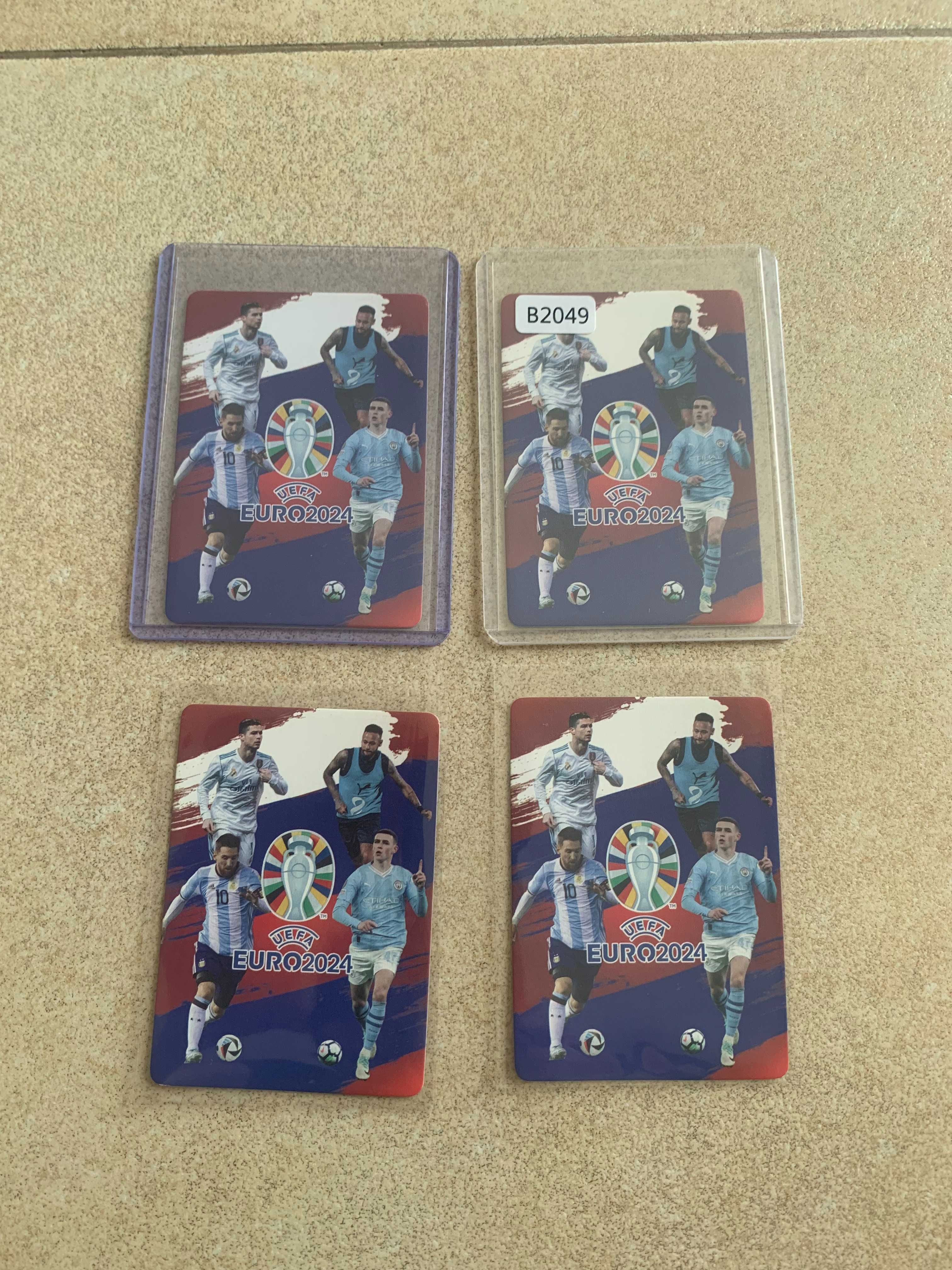 4x Cartas Erling Haaland - UEFA Euro 2024