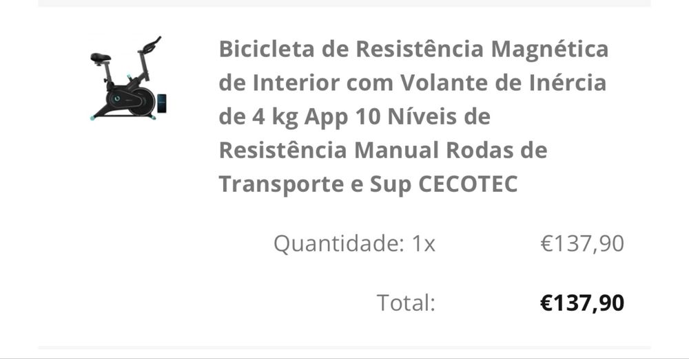 Bicicleta estatica Cecotec