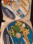 64 płyty CD DVD PC bakusie Hugo Muminki disney