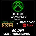 60 dni Stare /Nowe Xbox game pass Ultimate