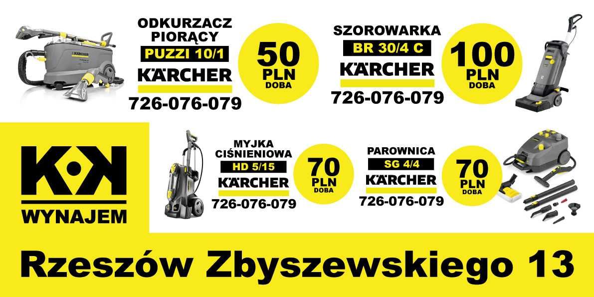 2xProszek gratis Wynajem odkurzaczy piorących oraz sprzętu czyszcząceg