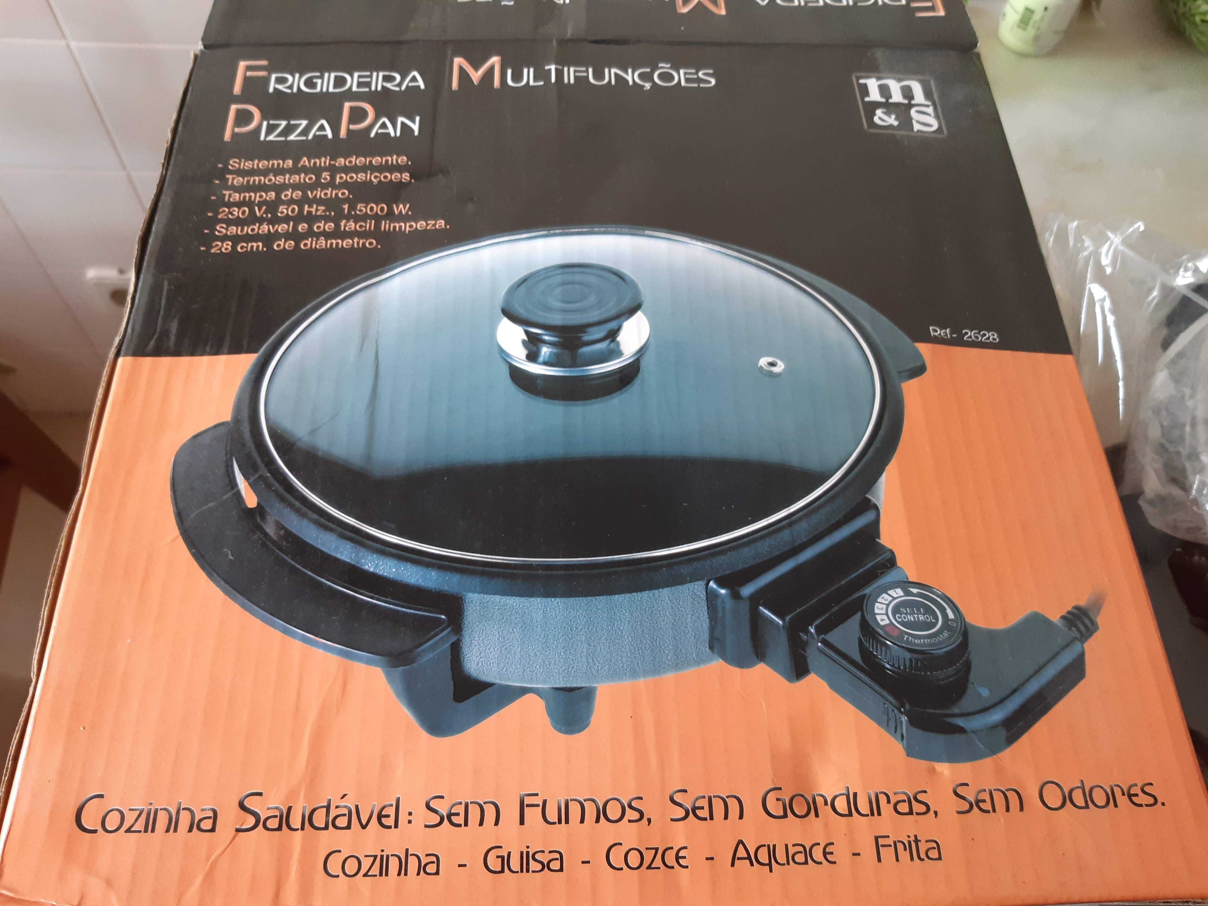 Frigideira multifunções elétrica, NOVA, na embalagem