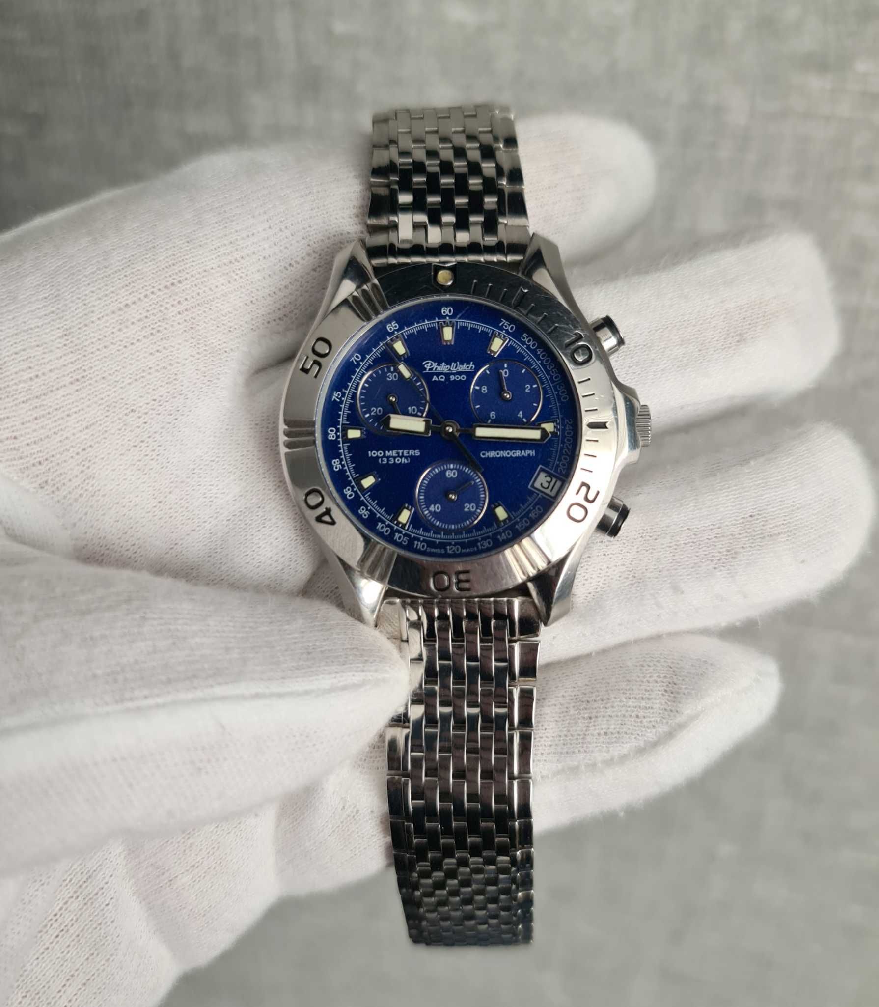 Чоловічий годинник Philip Watch Chronograph AQ900 100m