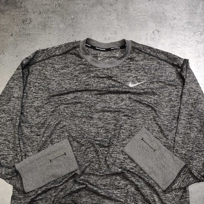 DAMSKA Koszulka Sportowa Longsleeve Długi Rękaw Dri-Fit Nike Bieganie