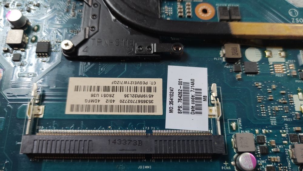 Материнська плата для ноутбука