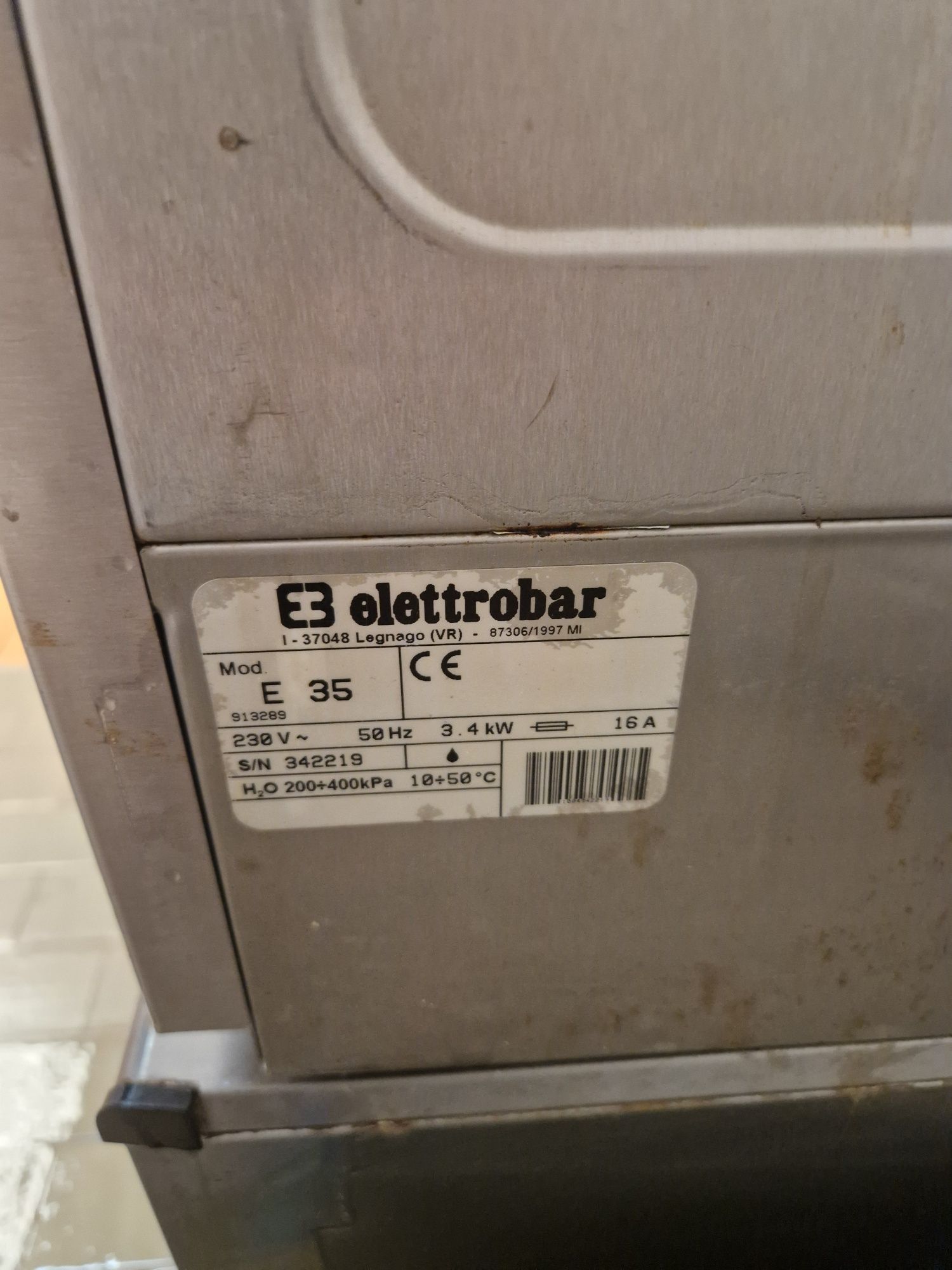 Maquina de lavar loiça industrial eletrobar