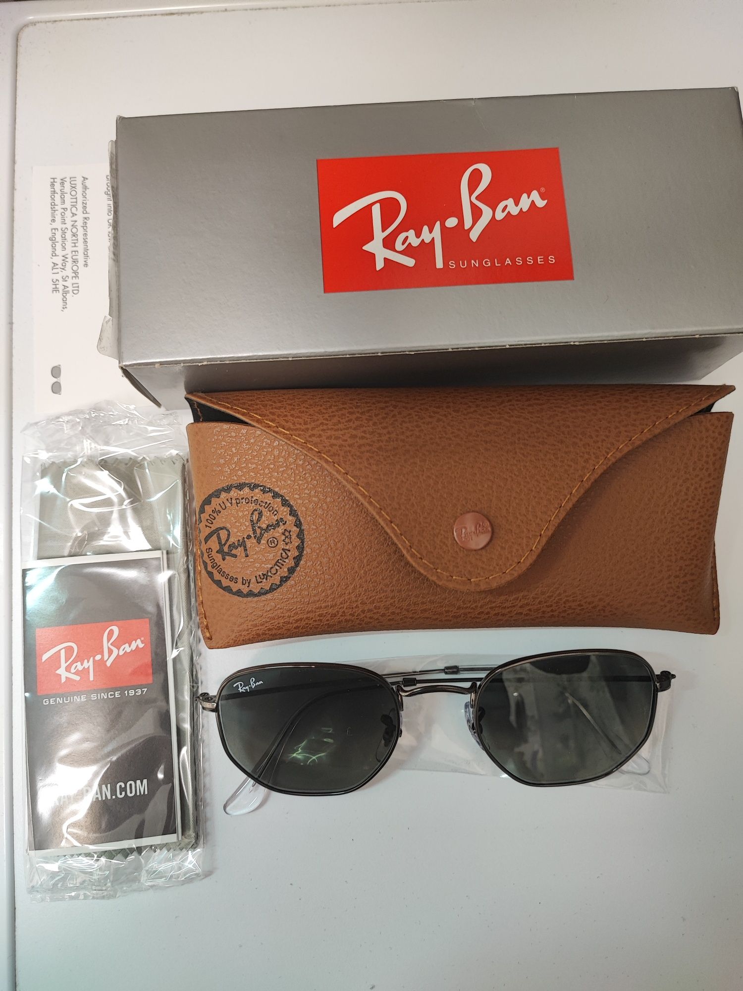 !PROMOCJA! Okulary przeciwsłoneczne Ray-Ban Hexagonal, nowe