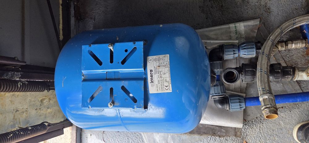 Hydrofor 50l MG4 1000 INOX + Baniak na wodę 100 litrów z Grzałką MB 2