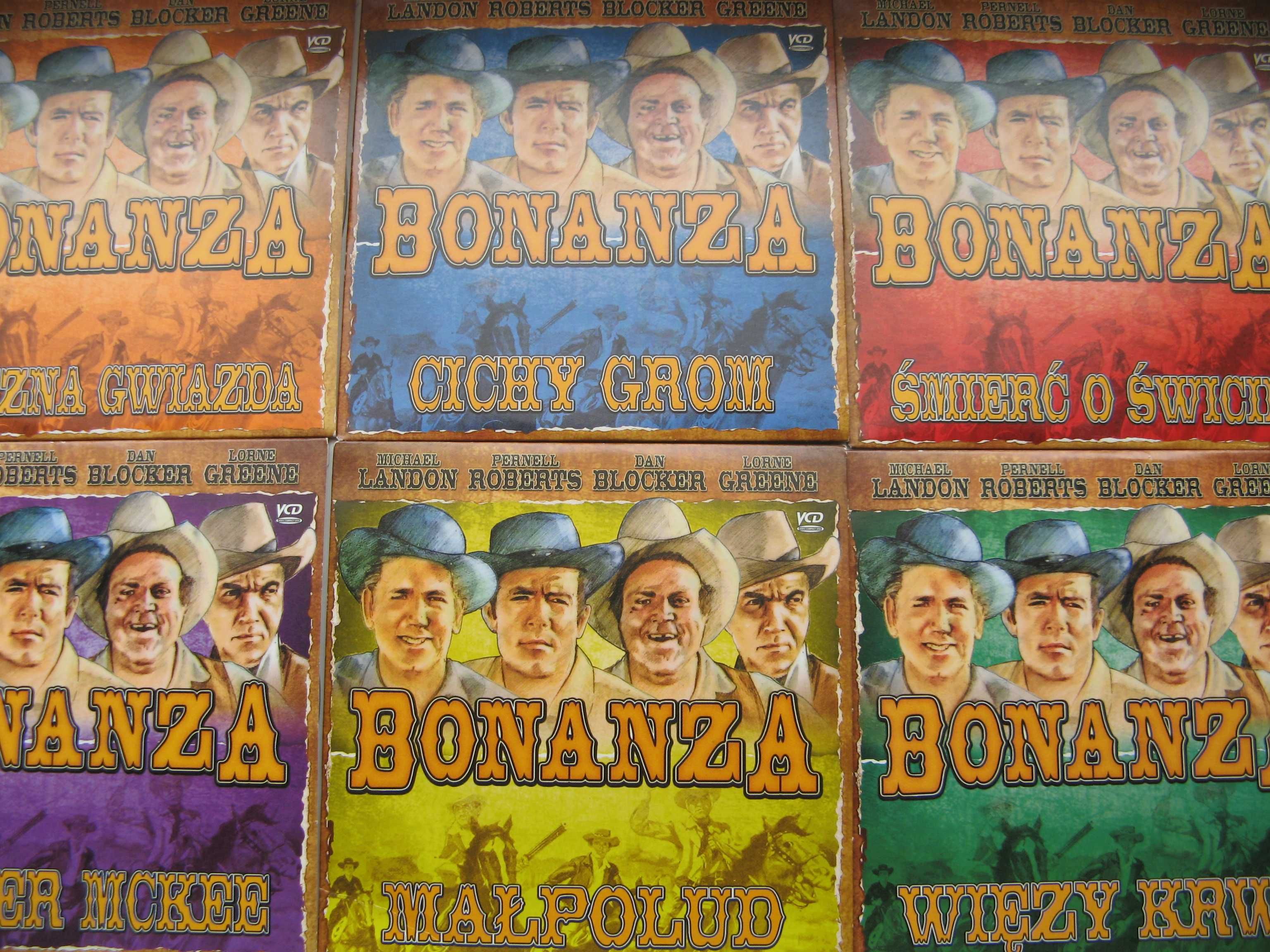 Bonanza, 6 płyt - 6 odcinków serialu, 300 minut, polski lektor