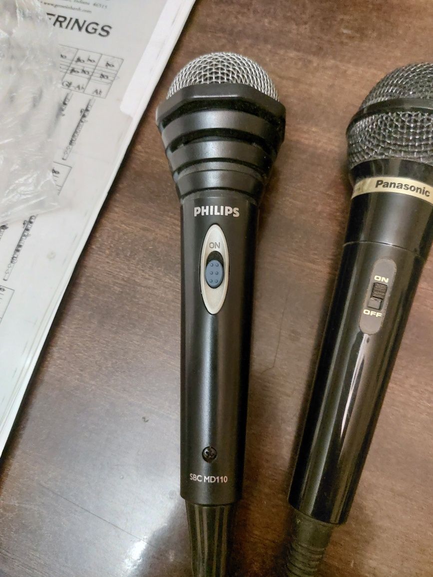 Мікрофон Phanasonik,Philips для караоке