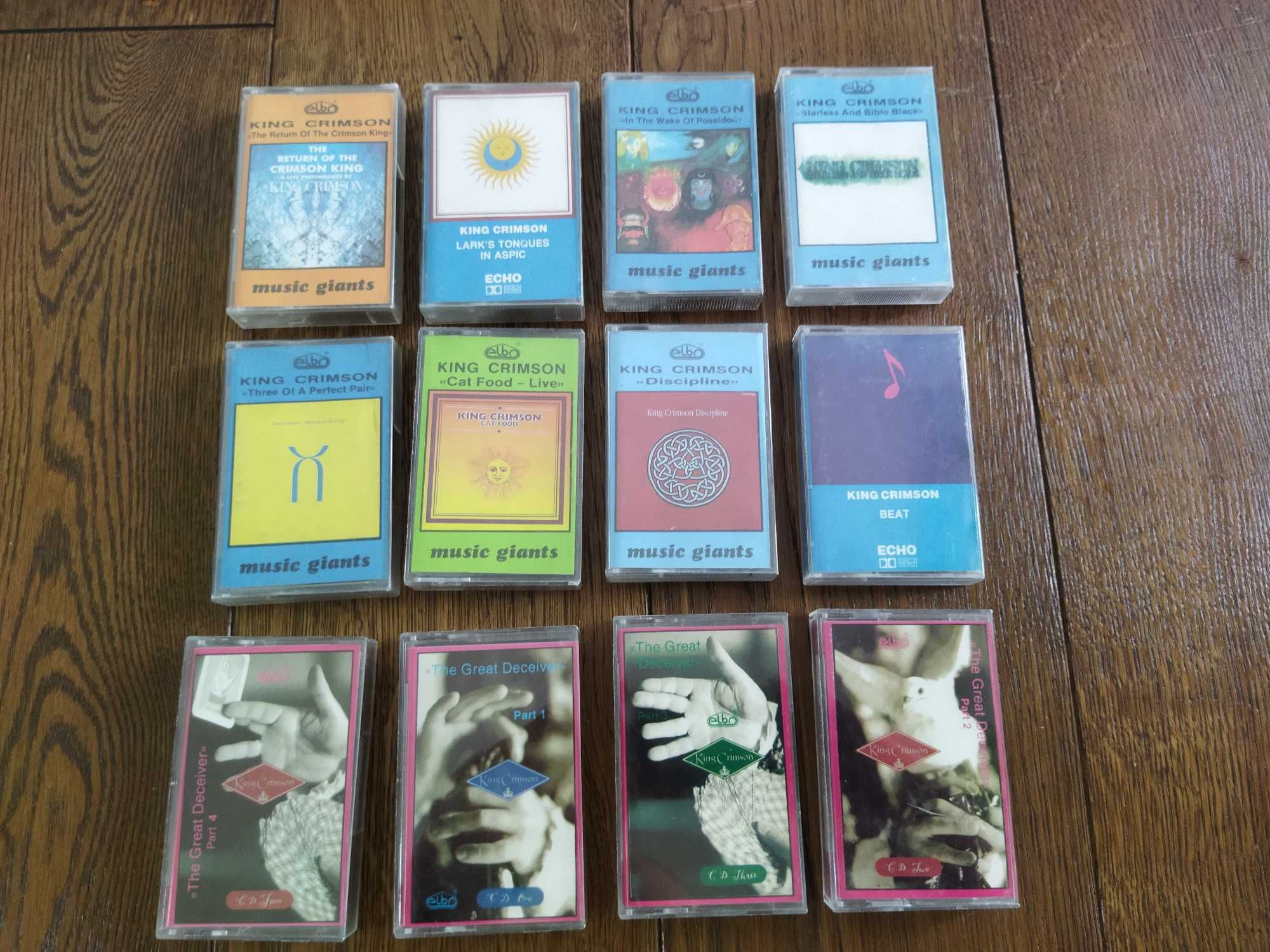 KING CRIMSON - zestaw 12 kaset +gratisy -bilet !