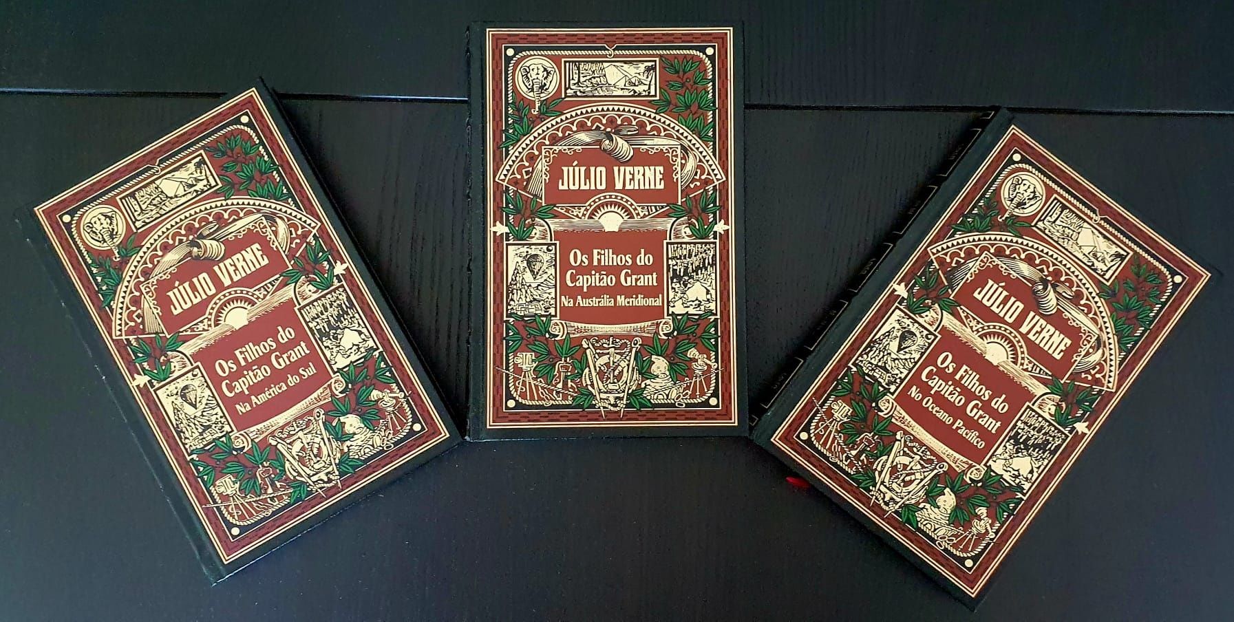 Colecção Livros Júlio Verne - Os Filhos do Capitão Grant I, II e III