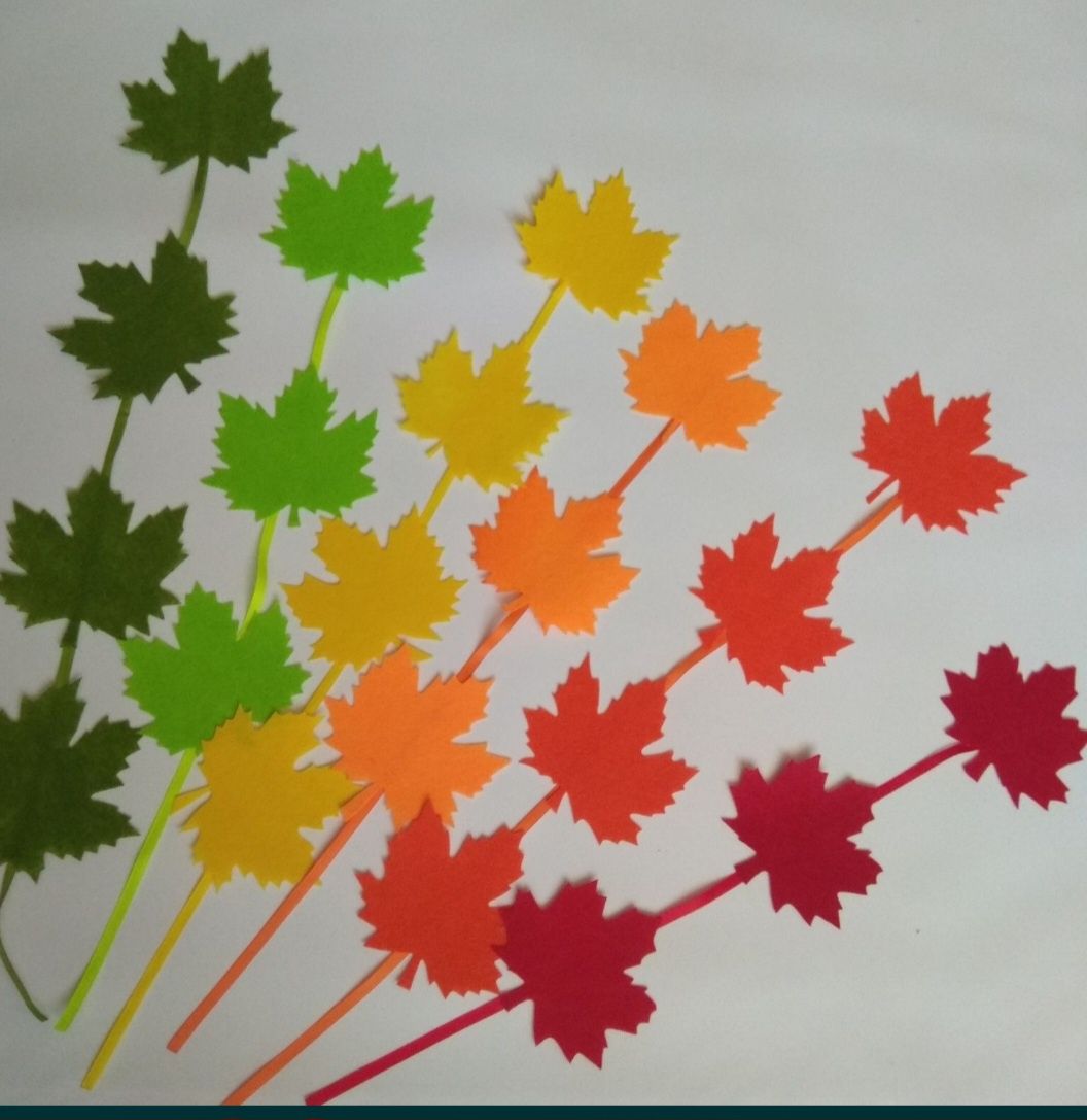 Осенний декор. Гирлянды из осенних листочков из фетра