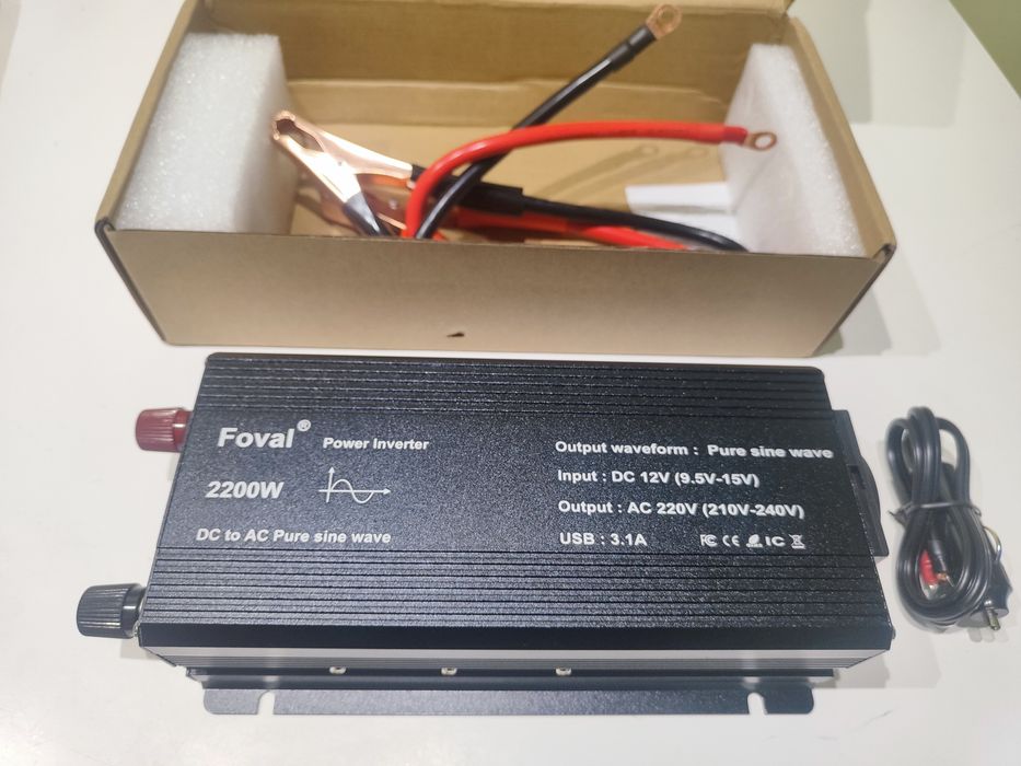 Інвертор 12V-220 FOVAL 2200W