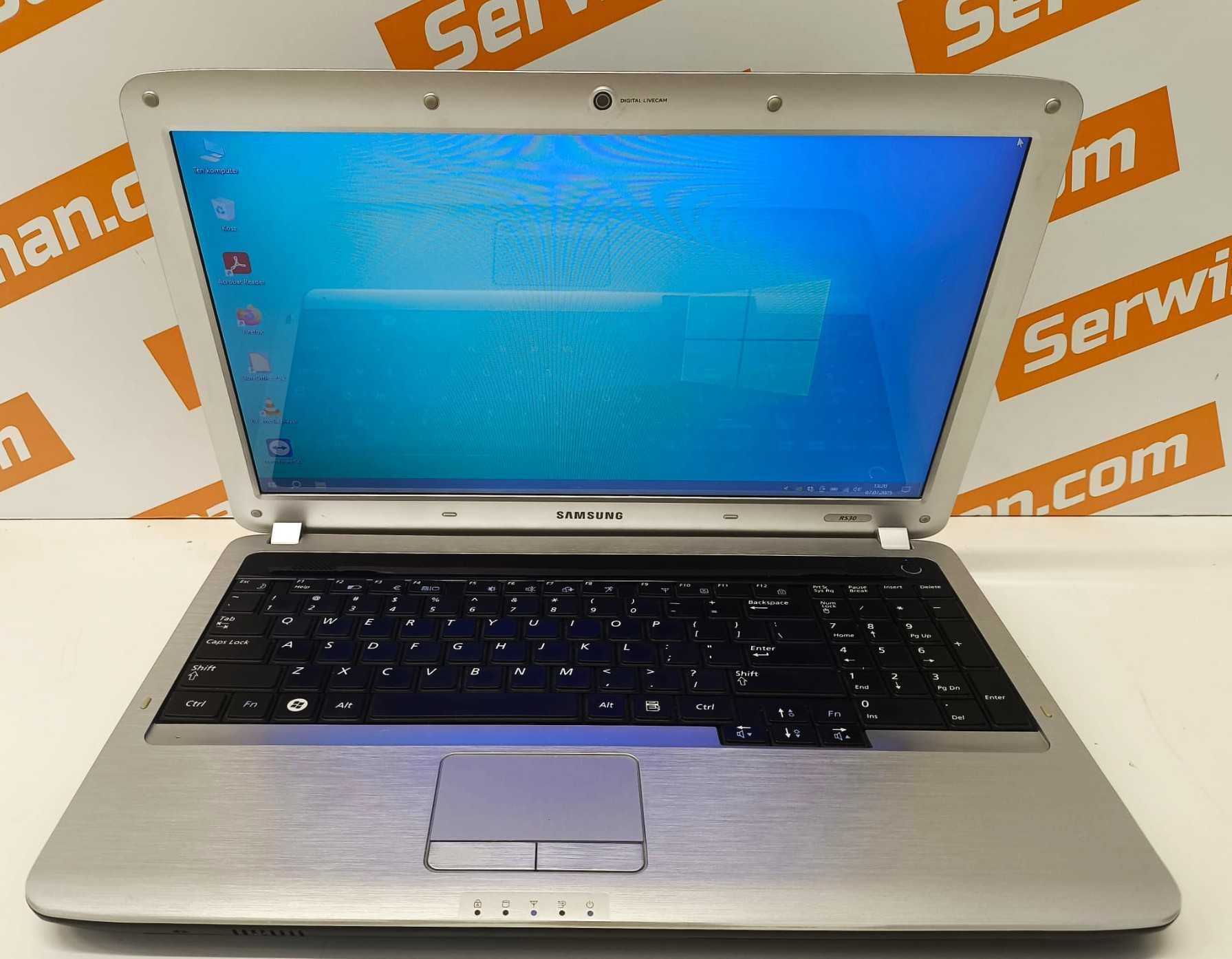 Laptop do domu , do internetu SAMSUNG dysk SSD Windows 10 Core i3 GWAR