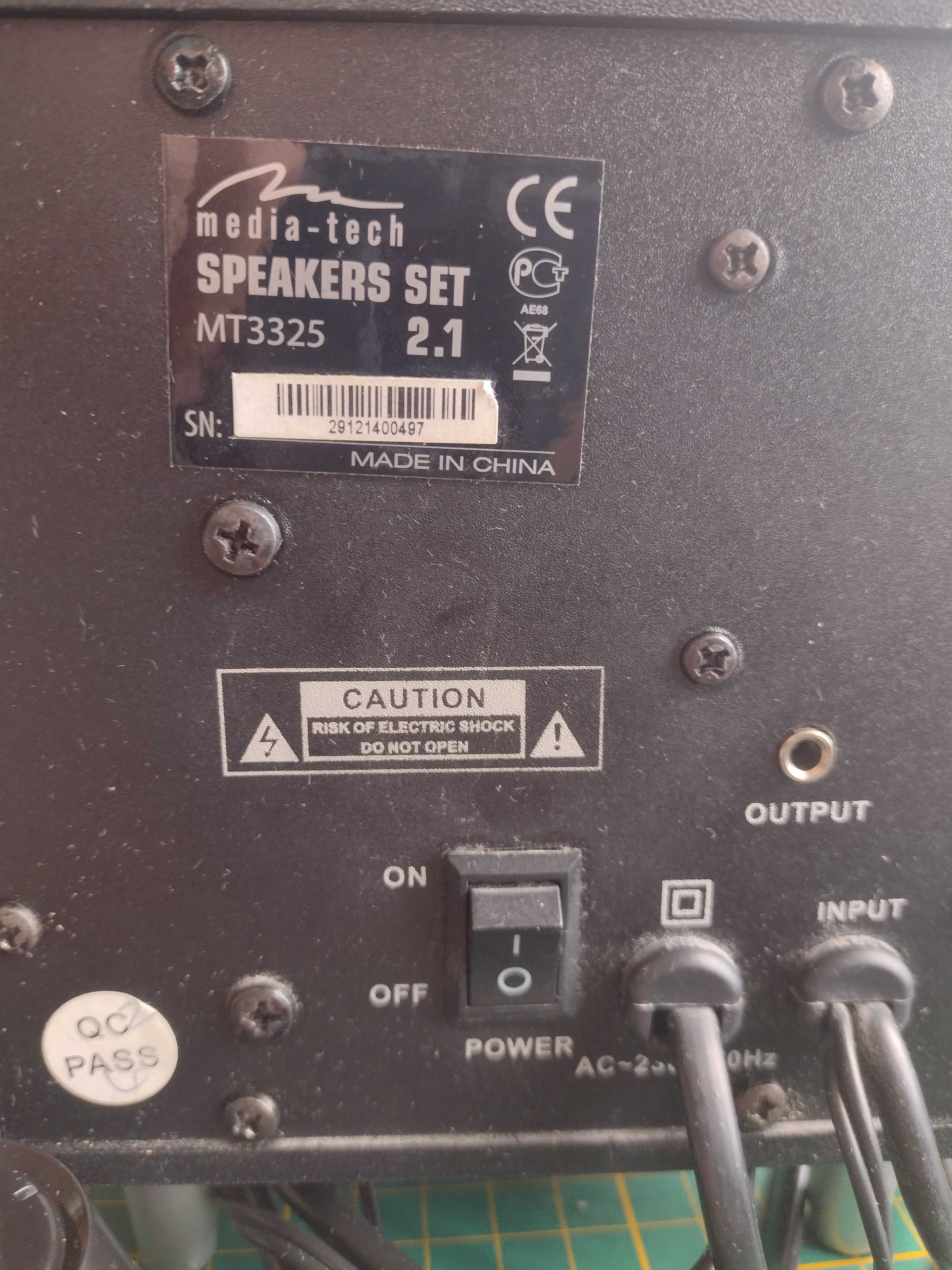 Głośniki Media-Tech MT3325 2.1