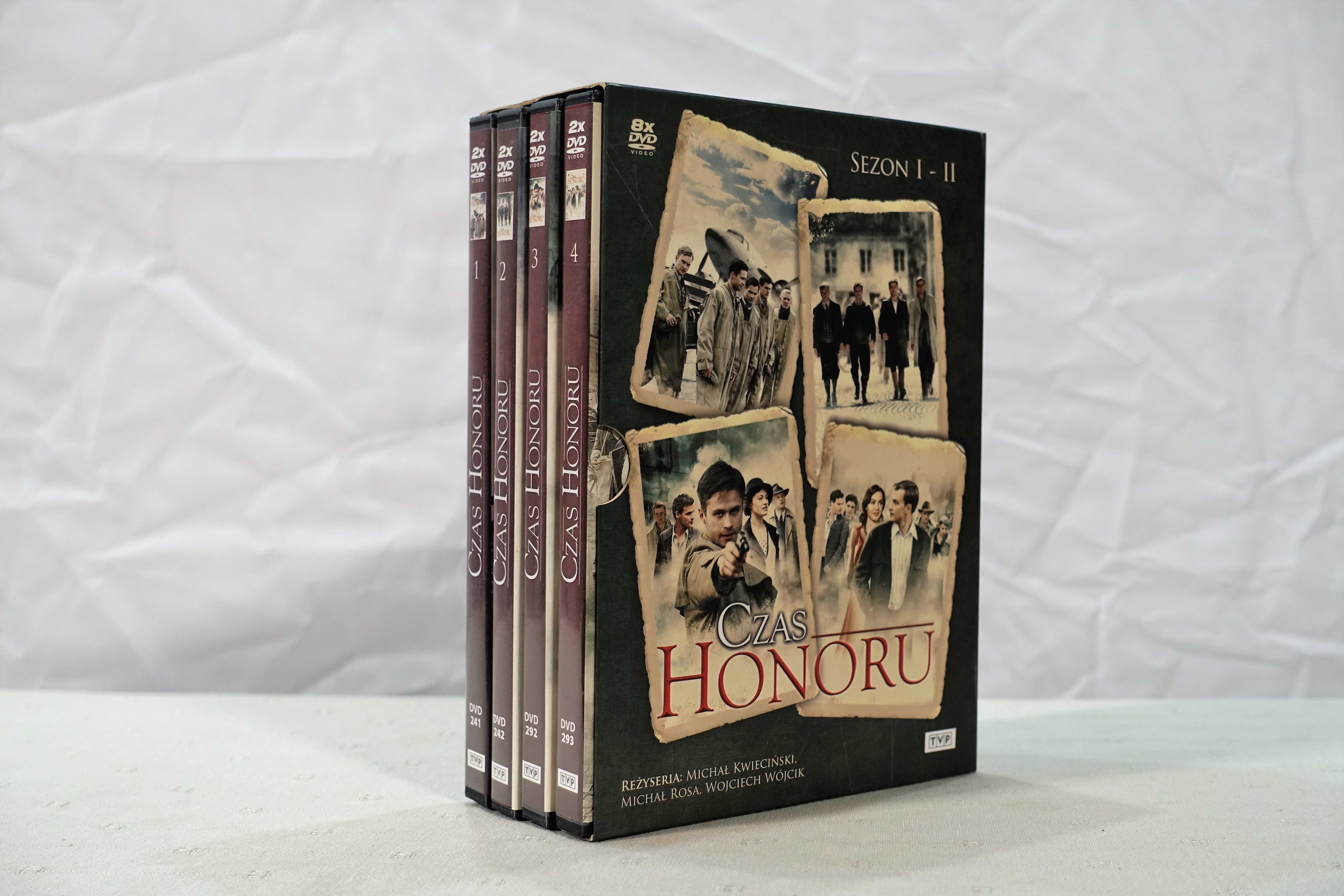 Czas Honoru DVD - I i II sezon, 8 płyt CD