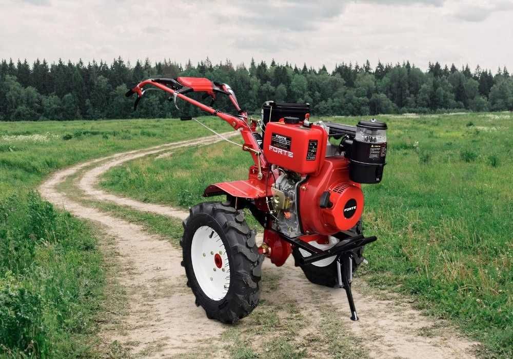 Мотоблок FORTE 1350E-3 Ел. старт / Дизель / +Фреза / Доставка / Кредит