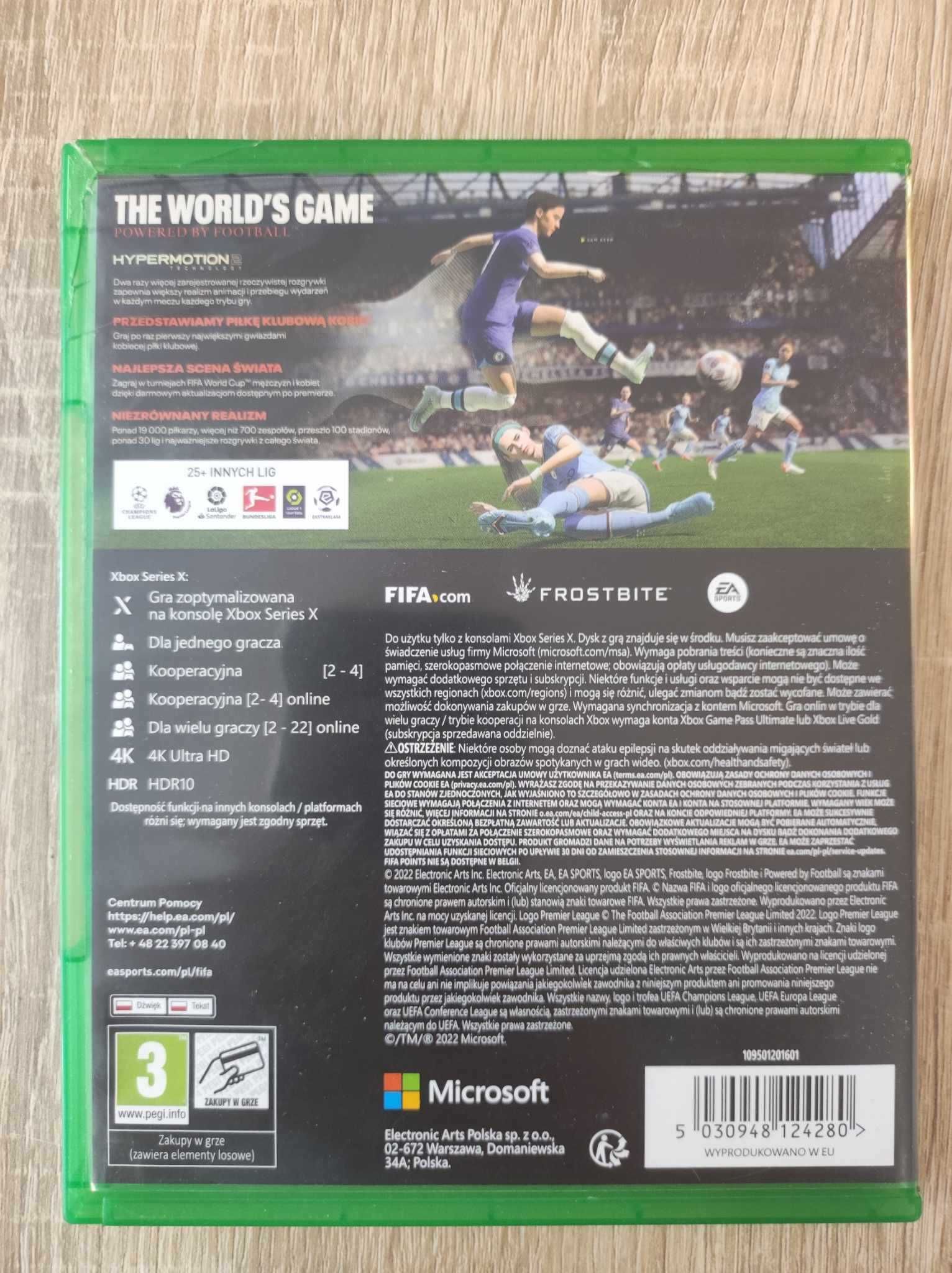 Gra FIFA 23 Xbox Series X polski język