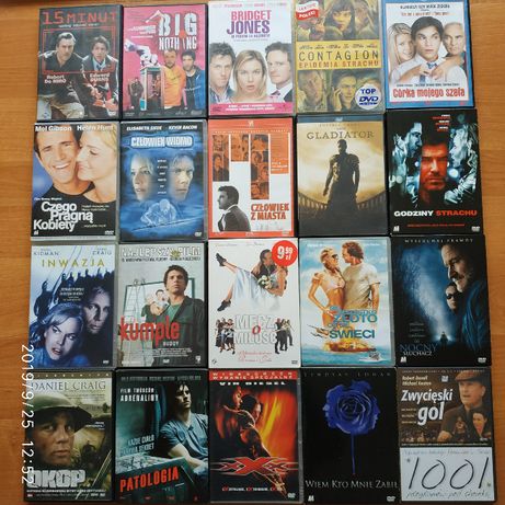 Filmy DVD po 5 zł (Gladiator, Okop, Bridget Jones, xXx, Inwazja)