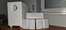 CANTON Zestaw 5 kolumn + subwoofer aktywny  do kina domowego