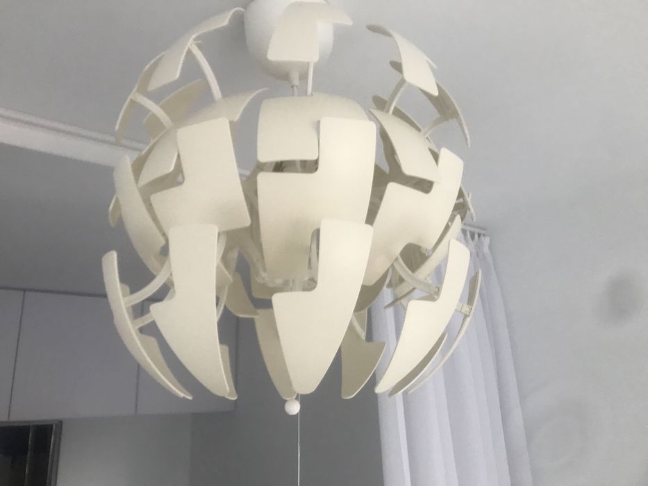 Lampa wisząca ps 2014 ikea biała rozkładana