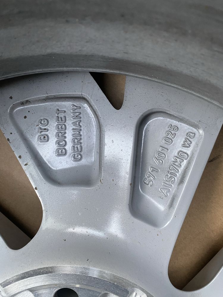 Felgi Aluminiowe oryginalne vw 5x112 17 cali.