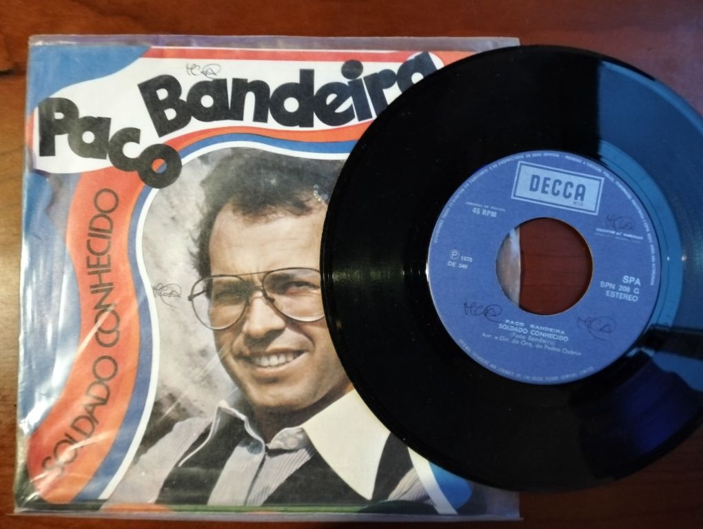 Disco de vinil single Paco Bandeira