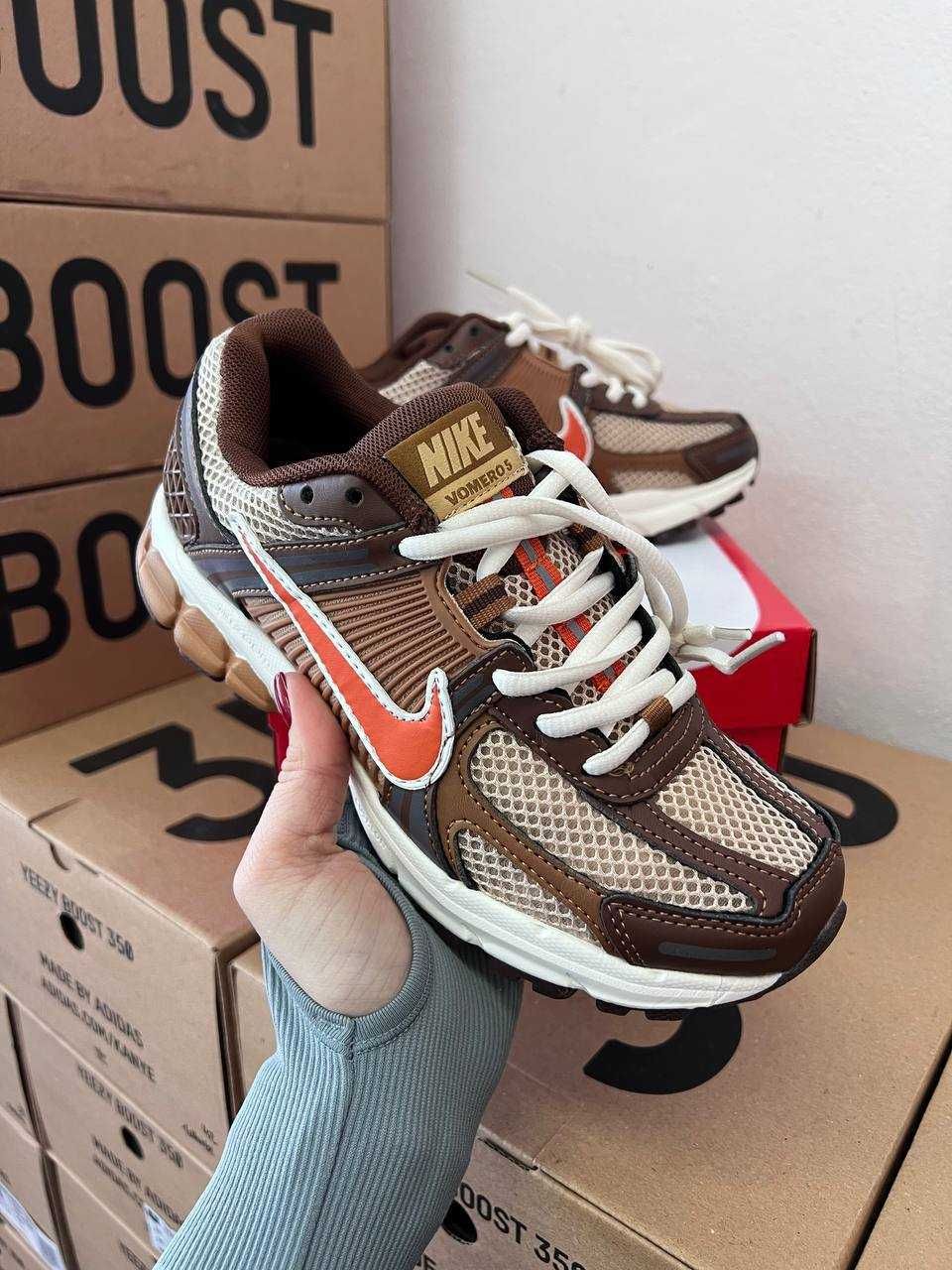 Женские кроссовки Nike Vomero 5 brown / Найк Вомеро 36 37 38 39 40