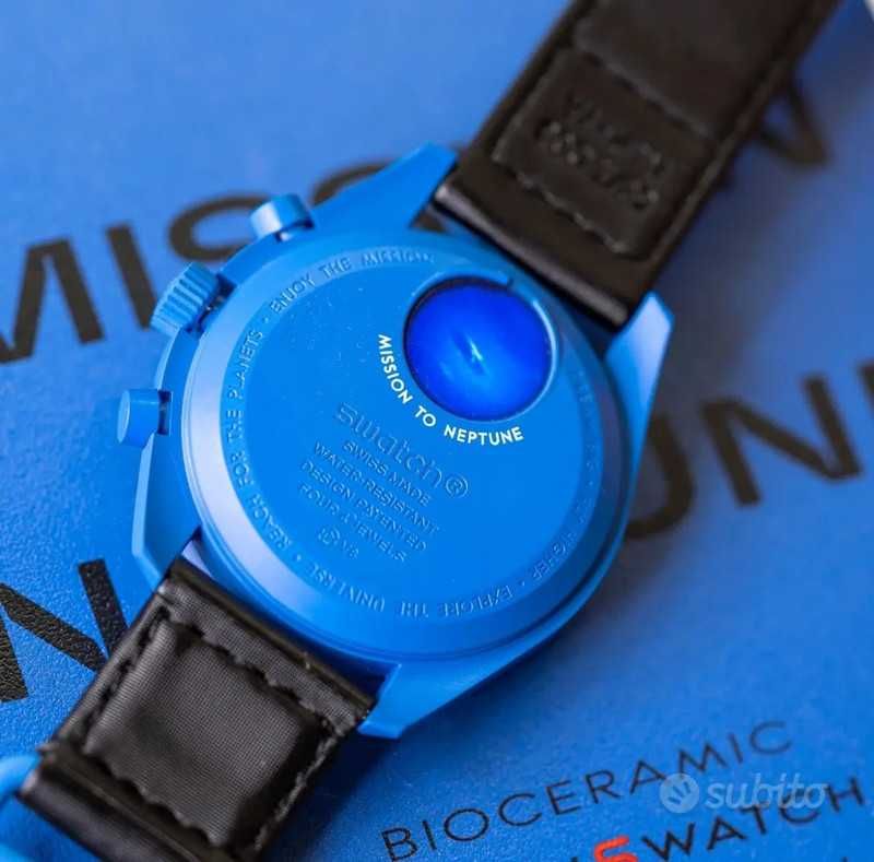Omega x Swatch - Mission to Neptune Moonswatch - SO33N100