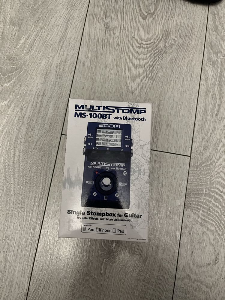 Zoom MS-100BT Multistomp Multiefekt gitarowy z Bluetooth