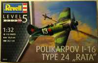 Model Polikarpov I-16 Type 24 "Rata"  w skali 1:32 Revell