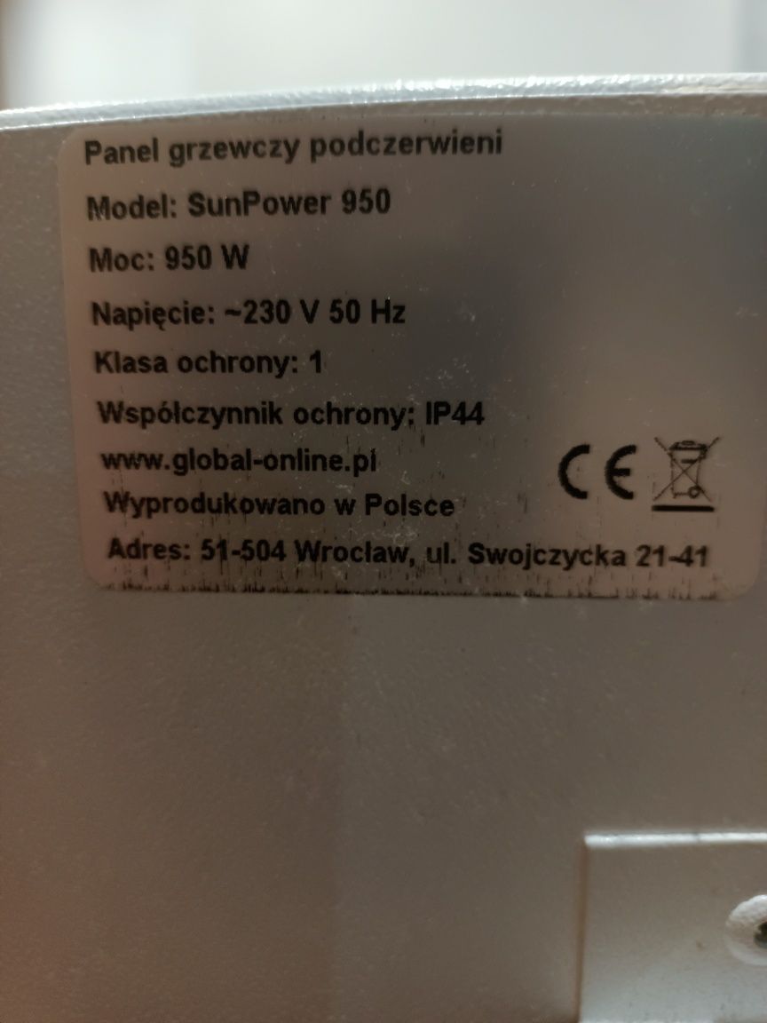 Panel grzewczy podczerwień grzejnik
