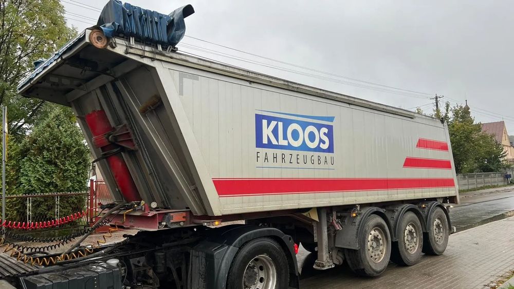 Lück Wywrotka  Kloos 30m3 JOST Tarcza Wahacz 4800kg Cała aluminiowa OKAZJA ZAMIANA