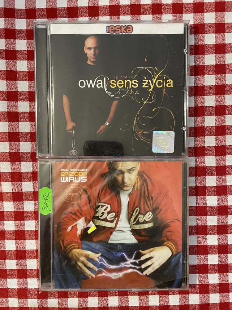 Owal płyty CD zestaw 2 szt polski hip hop rap