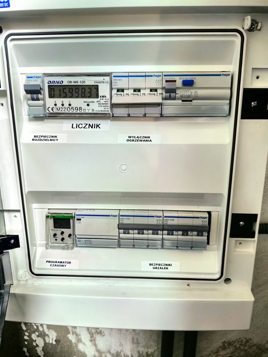 System akumlacyjno-buforowy, Bufor 1500 litrów wraz z osprzętem.