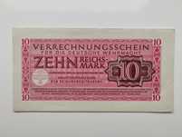 Banknot Niemcy Wermacht - 10 marek z 1944 r.