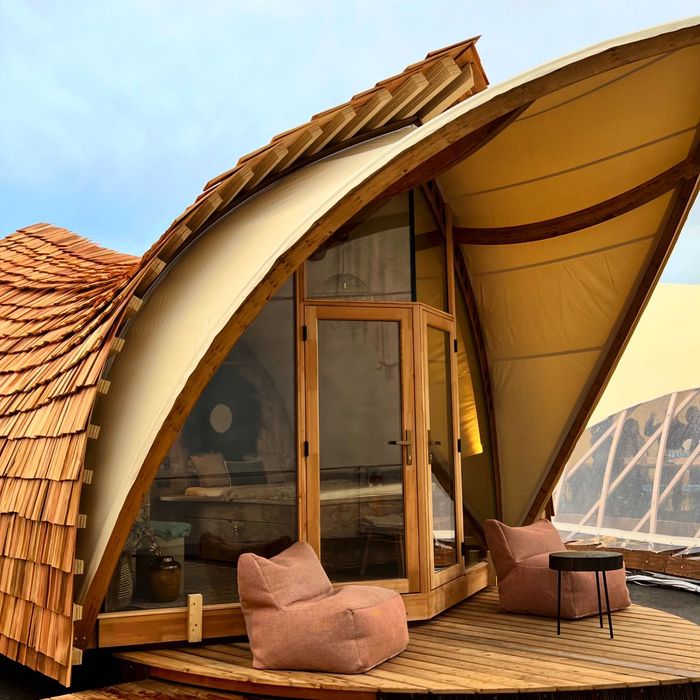 Ekskluzywny  moduł glamping  STROHBOID-Luksus/Tiny House/Mobilny Dom