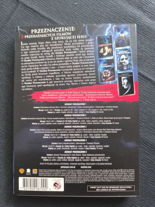 Oszukać przeznaczenie dvd kolekcja unikat!