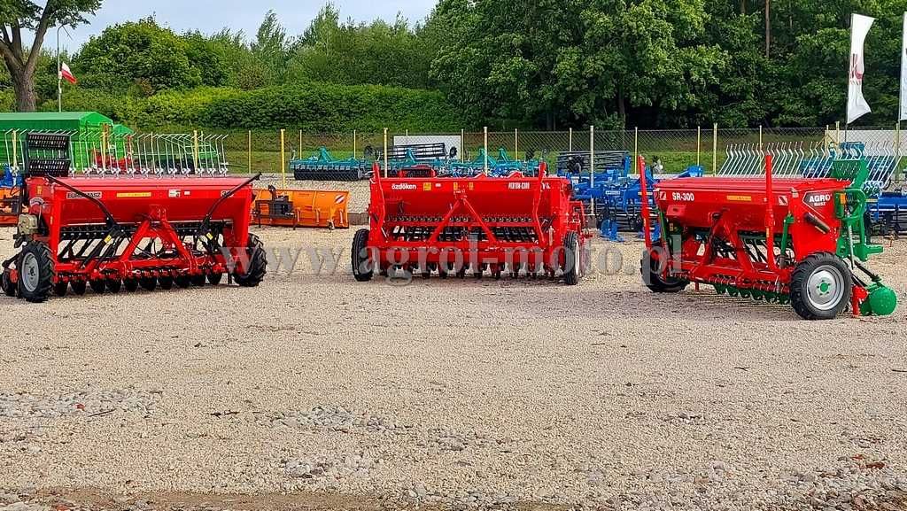 Siewnik zbożowy EURO MASZ 2.5 3m stopkowy talerzowy OZDOKEN AGRO MASZ