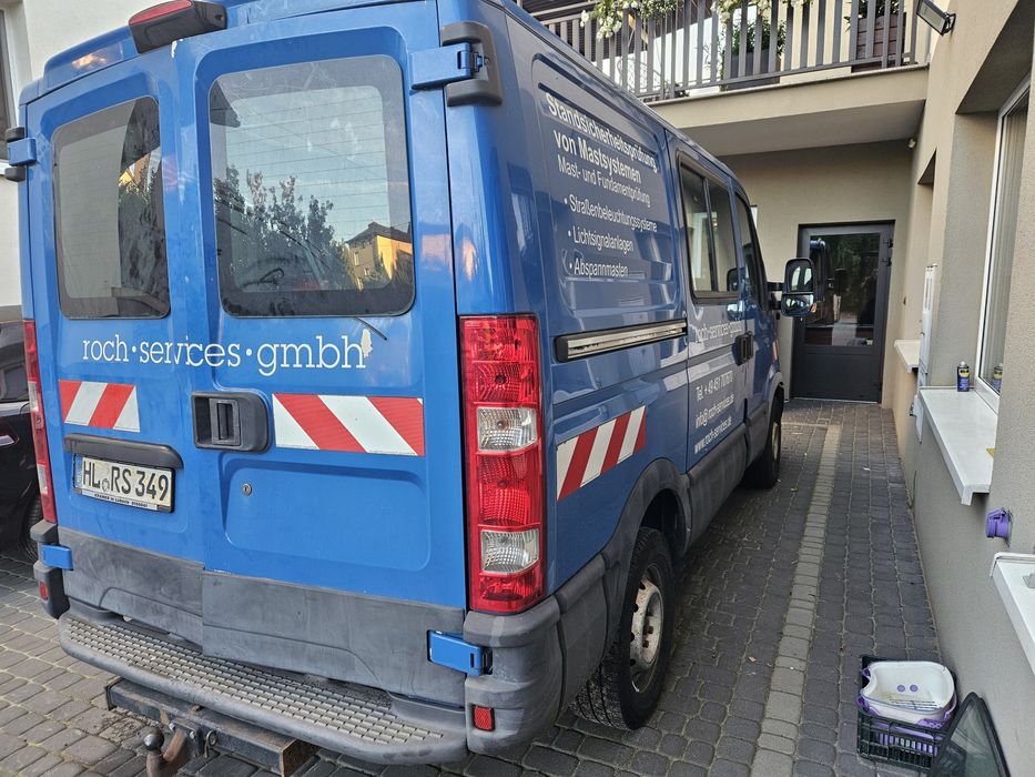 Iveco Daily Lawka dubel kanapa wnetrze szyby stopien drzwi lampa dwojk