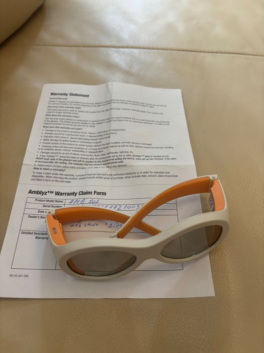 окуляри для лікування амбліопії у дітей (Amblyz)