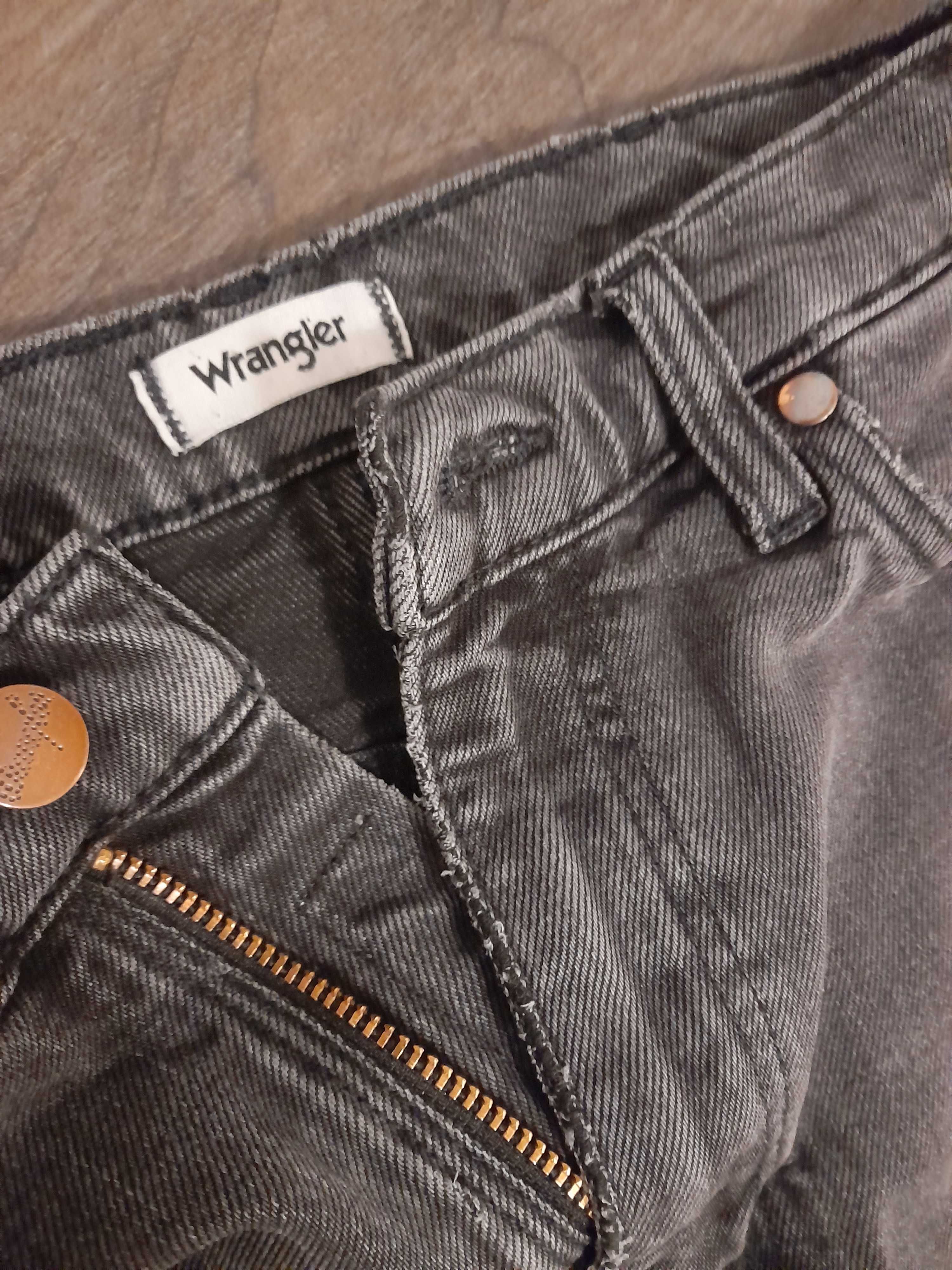 Cimne grube jeansy Wrangler 27x32