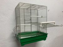 NOVO - Gaiola ZINCADA para Aves domesticadas, 45cm altura