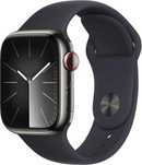 NOWY Apple Watch 9 gen. GPS + CELLULAR • Graphite • 45 mm • Stalowy •