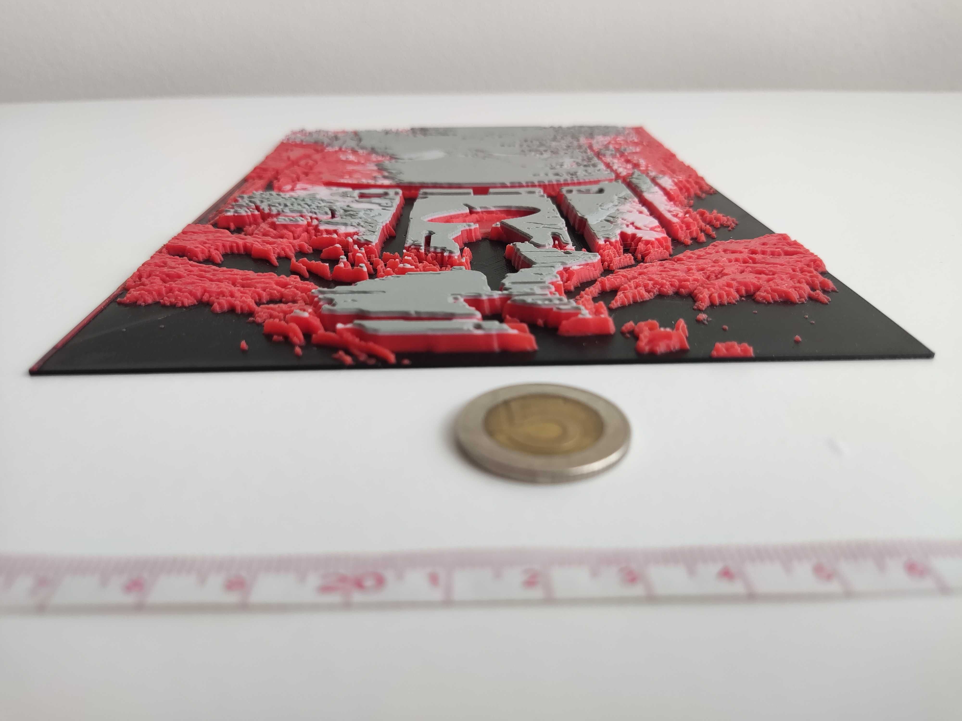 Obraz ala 2,5D Japonia brama - ozdobny wydruk 3D