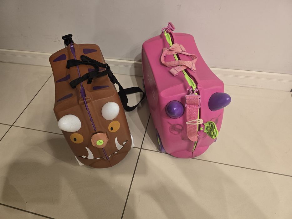 2 x walizka dziecięca, jezdzik Trunki