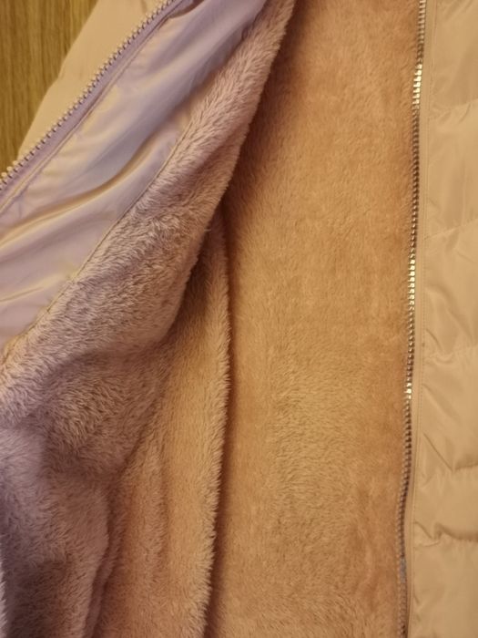 Płaszcz puchowy zimowy dla dziewczynki