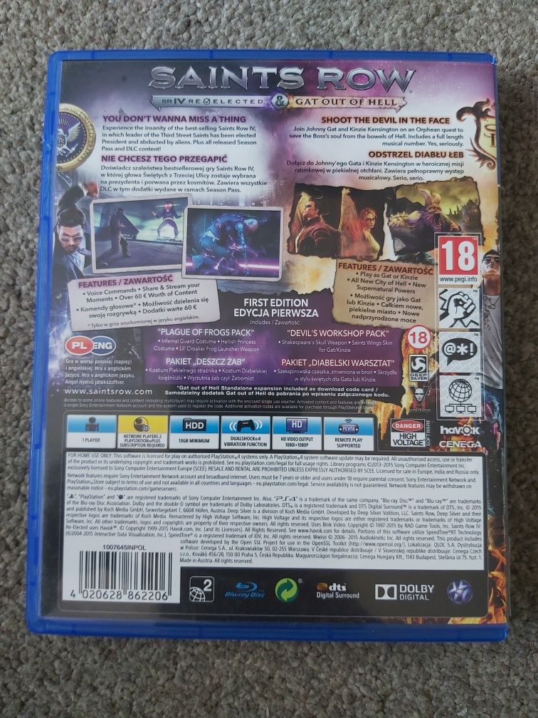 Saints Row IV ps4