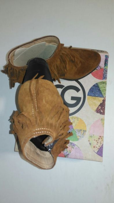 Botas de cor camel